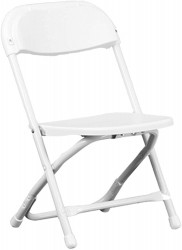 White **CHILDREN'S** Chair Folding