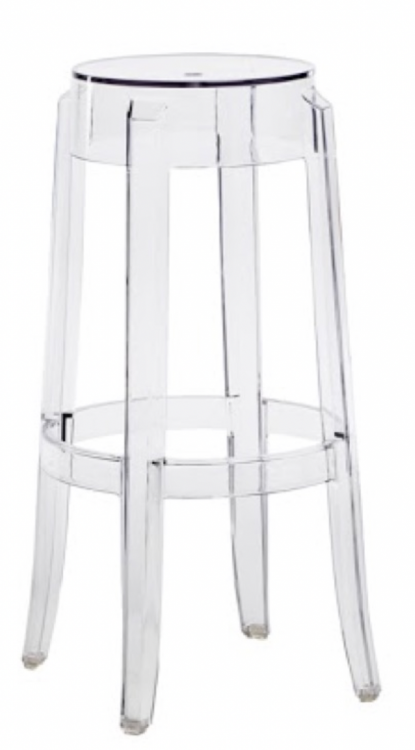 Clear Ghost  Barstool