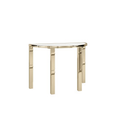 Metropolitan Arch Table - Polished Gold - Polished Legs