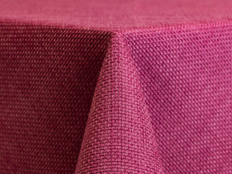 Hot Pink Rattan Linen